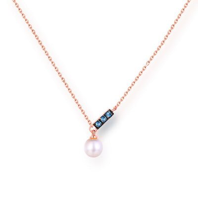 14K Rose Gold Jewelry New Korean Pearl Necklace Pendant all - match gold custom simple and elegant fashion wholesale - The Savvy ShopperThe Savvy ShopperDropshipman14K Rose Gold Jewelry New Korean Pearl Necklace Pendant all - match gold custom simple and elegant fashion wholesale