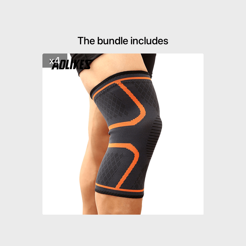 1pc AOLIKES Compression Knee Sleeve | Breathable, Non - Slip, Ideal for Running, Volleyball, Basketball, Yoga, Tennis, Football - Available in, Grey, Red - The Savvy ShopperThe Savvy ShopperThe Savvy Shopper1pc AOLIKES Compression Knee Sleeve | Breathable, Non - Slip, Ideal for Running, Volleyball, Basketball, Yoga, Tennis, Football - Available in, Grey, Red