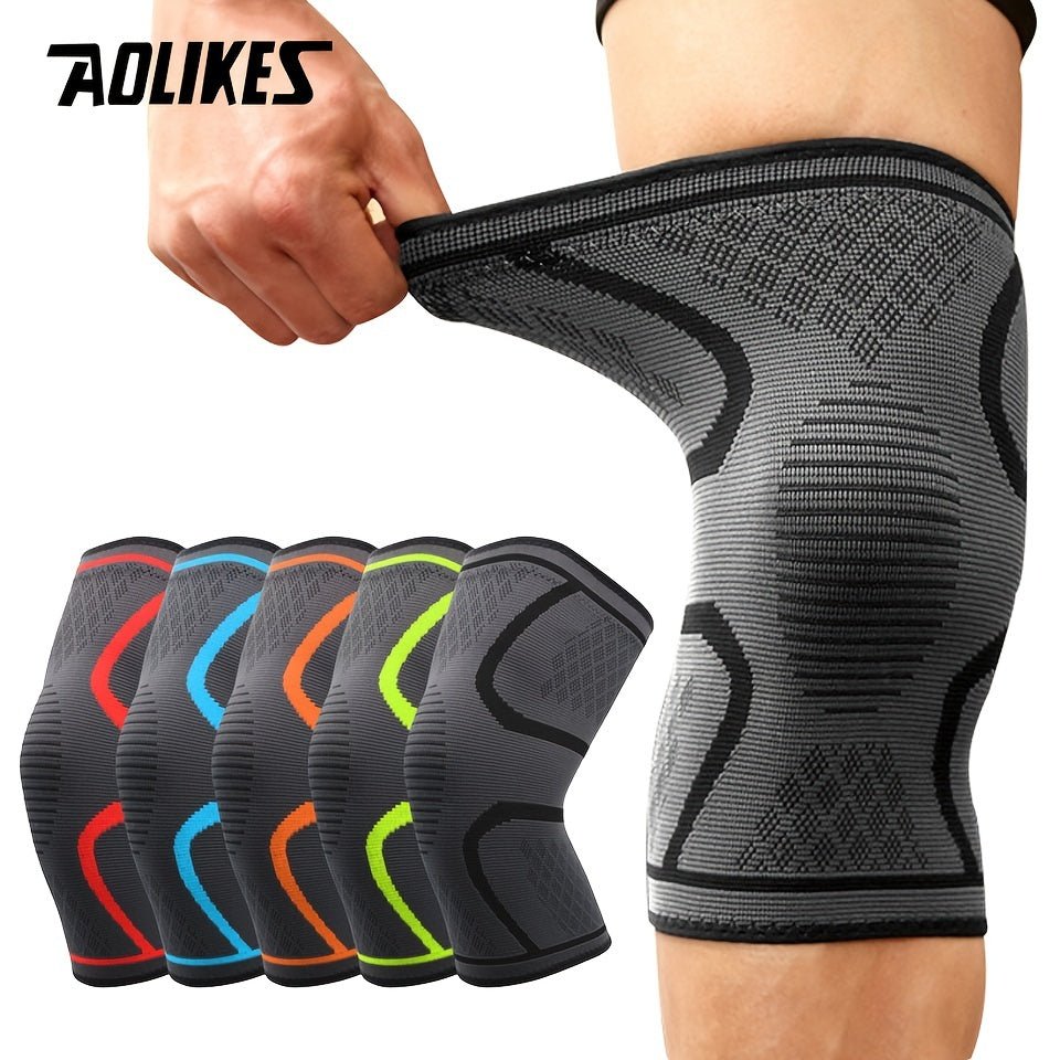 1pc AOLIKES Compression Knee Sleeve | Breathable, Non - Slip, Ideal for Running, Volleyball, Basketball, Yoga, Tennis, Football - Available in, Grey, Red - The Savvy ShopperThe Savvy ShopperThe Savvy Shopper1pc AOLIKES Compression Knee Sleeve | Breathable, Non - Slip, Ideal for Running, Volleyball, Basketball, Yoga, Tennis, Football - Available in, Grey, Red