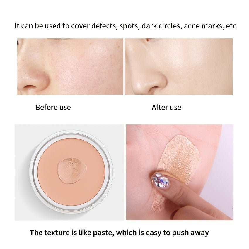 2 Tone High Coverage Concealer Cream, Concealer For Dark Circles Acne Marks Spot Freckles Blemishes, Long Wear Waterproof Liquid Foundation Cream Contain Plant Squalane - The Savvy ShopperThe Savvy ShopperThe Savvy Shopper2 Tone High Coverage Concealer Cream, Concealer For Dark Circles Acne Marks Spot Freckles Blemishes, Long Wear Waterproof Liquid Foundation Cream Contain Plant Squalane