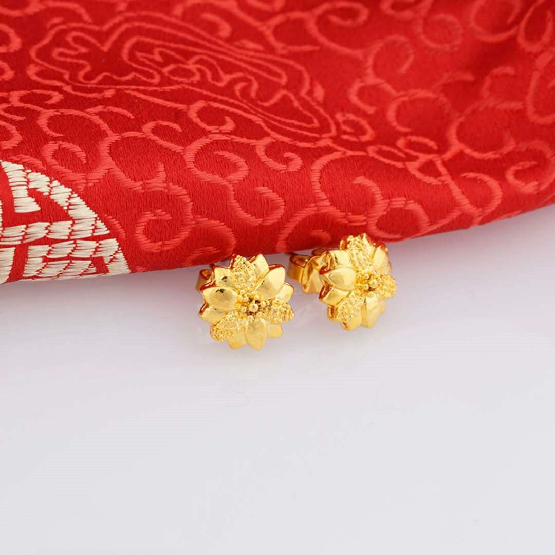 24K Gold Plated Earrings Euro Gold Jewelry New Popular Earrings - The Savvy ShopperThe Savvy ShopperDropshipman24K Gold Plated Earrings Euro Gold Jewelry New Popular Earrings