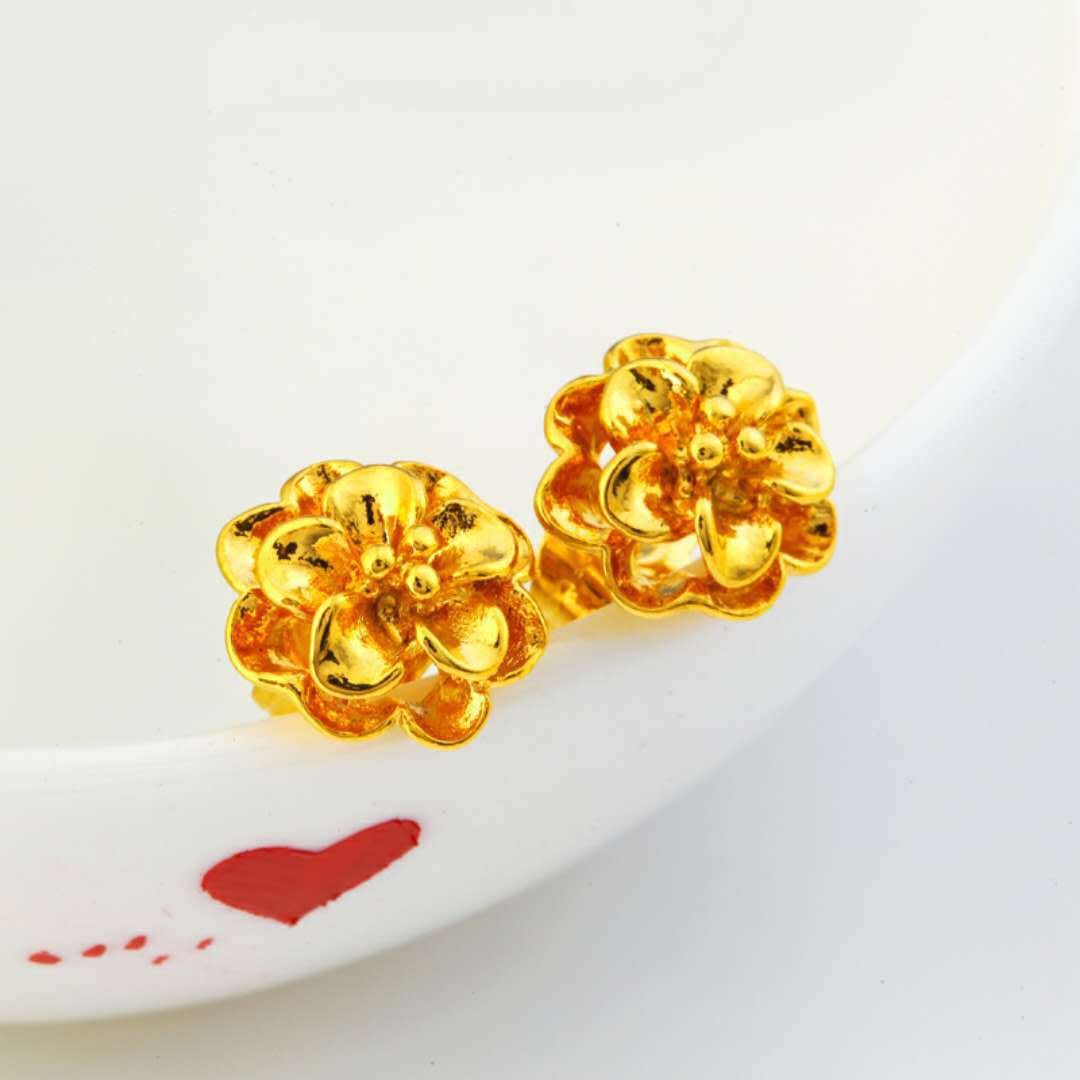 24K Gold Plated Earrings Euro Gold Jewelry New Popular Earrings - The Savvy ShopperThe Savvy ShopperDropshipman24K Gold Plated Earrings Euro Gold Jewelry New Popular Earrings