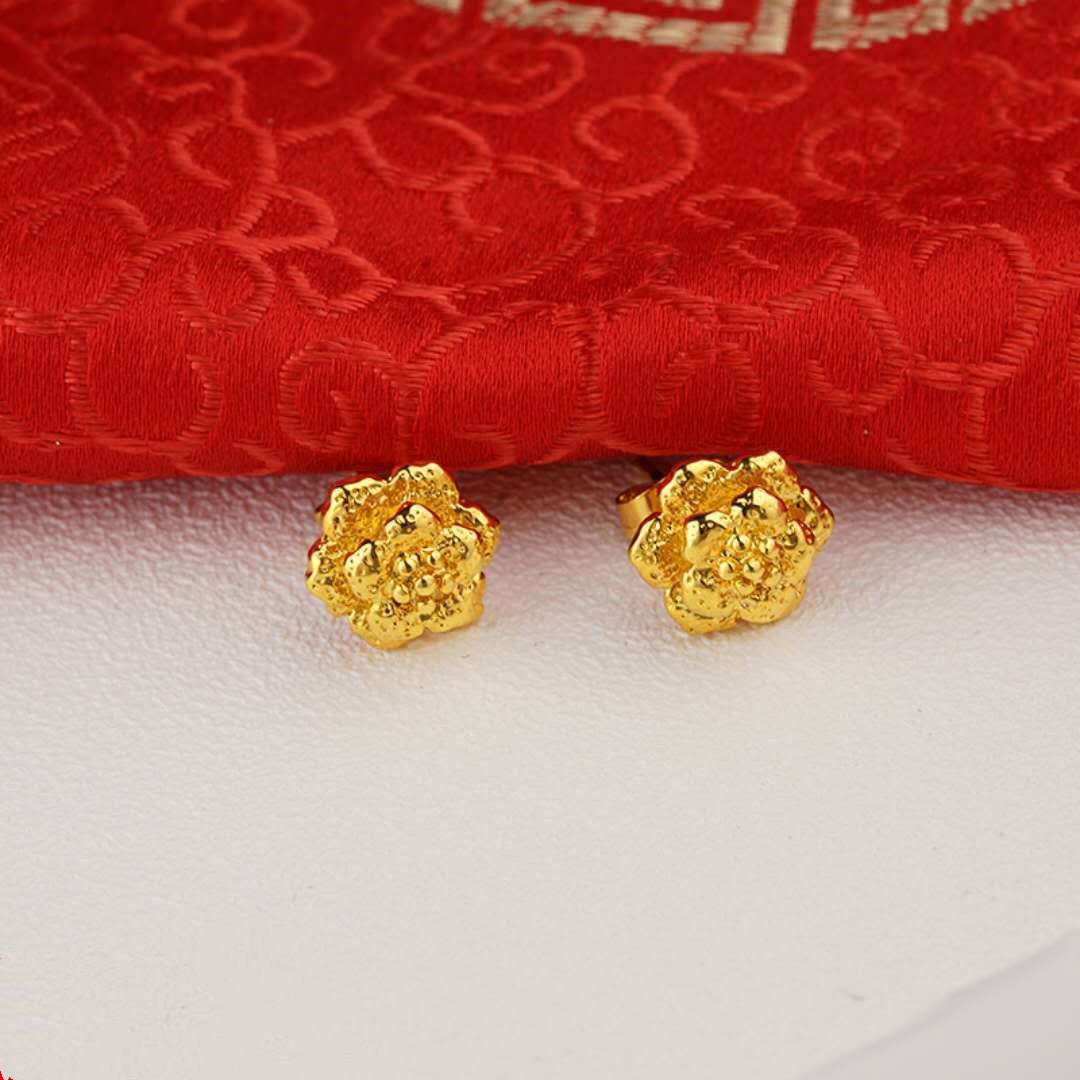 24K Gold Plated Earrings Euro Gold Jewelry New Popular Earrings - The Savvy ShopperThe Savvy ShopperDropshipman24K Gold Plated Earrings Euro Gold Jewelry New Popular Earrings