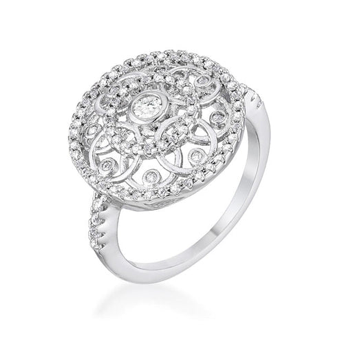 .5 Ct Interlocking Circles Ring with CZ - The Savvy ShopperThe Savvy ShopperThe Savvy ShopperRings.5 Ct Interlocking Circles Ring with CZ
