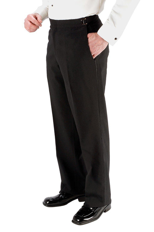 "Anthony" Black Vitale Barberis Italian Wool Tuxedo Pants - The Savvy ShopperThe Savvy ShopperTux - USAMens Pants"Anthony" Black Vitale Barberis Italian Wool Tuxedo Pants