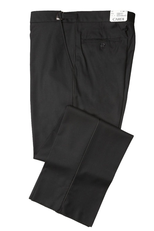"Anthony" Black Vitale Barberis Italian Wool Tuxedo Pants - The Savvy ShopperThe Savvy ShopperTux - USAMens Pants"Anthony" Black Vitale Barberis Italian Wool Tuxedo Pants