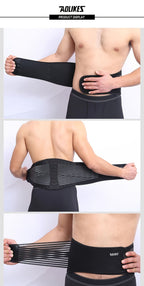 AOLIKES Lumbar Support Belt for Men & Women for Work, Heavy Lifting, Elastic Compression Waist Support Back Belt for Weightlifting, Squats, Deadlifts - The Savvy ShopperThe Savvy ShopperThe Savvy ShopperAOLIKES Lumbar Support Belt for Men & Women for Work, Heavy Lifting, Elastic Compression Waist Support Back Belt for Weightlifting, Squats, Deadlifts