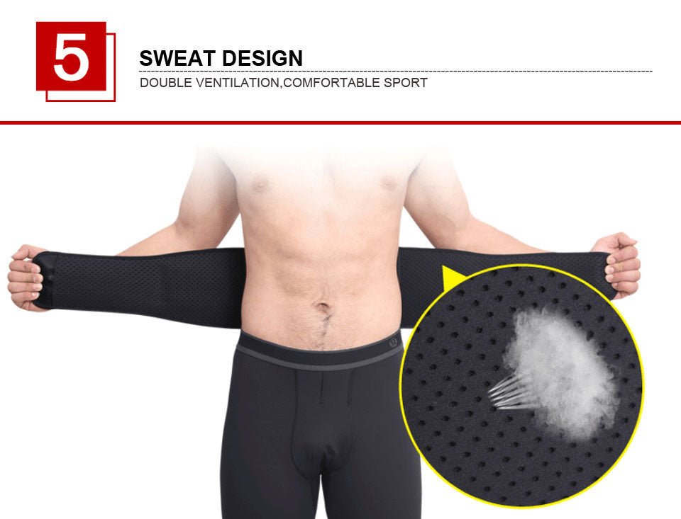 AOLIKES Lumbar Support Belt for Men & Women for Work, Heavy Lifting, Elastic Compression Waist Support Back Belt for Weightlifting, Squats, Deadlifts - The Savvy ShopperThe Savvy ShopperThe Savvy ShopperAOLIKES Lumbar Support Belt for Men & Women for Work, Heavy Lifting, Elastic Compression Waist Support Back Belt for Weightlifting, Squats, Deadlifts