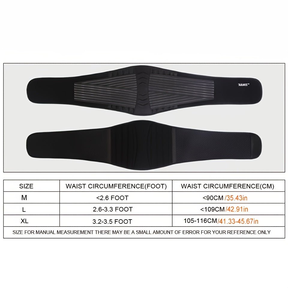 AOLIKES Lumbar Support Belt for Men & Women for Work, Heavy Lifting, Elastic Compression Waist Support Back Belt for Weightlifting, Squats, Deadlifts - The Savvy ShopperThe Savvy ShopperThe Savvy ShopperAOLIKES Lumbar Support Belt for Men & Women for Work, Heavy Lifting, Elastic Compression Waist Support Back Belt for Weightlifting, Squats, Deadlifts