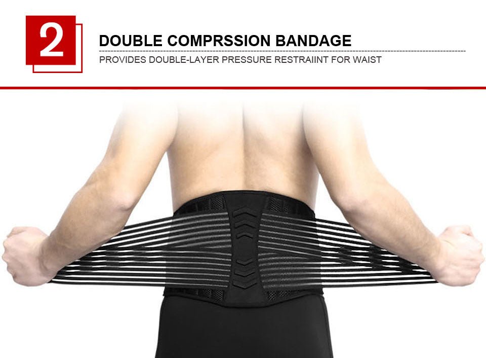 AOLIKES Lumbar Support Belt for Men & Women for Work, Heavy Lifting, Elastic Compression Waist Support Back Belt for Weightlifting, Squats, Deadlifts - The Savvy ShopperThe Savvy ShopperThe Savvy ShopperAOLIKES Lumbar Support Belt for Men & Women for Work, Heavy Lifting, Elastic Compression Waist Support Back Belt for Weightlifting, Squats, Deadlifts