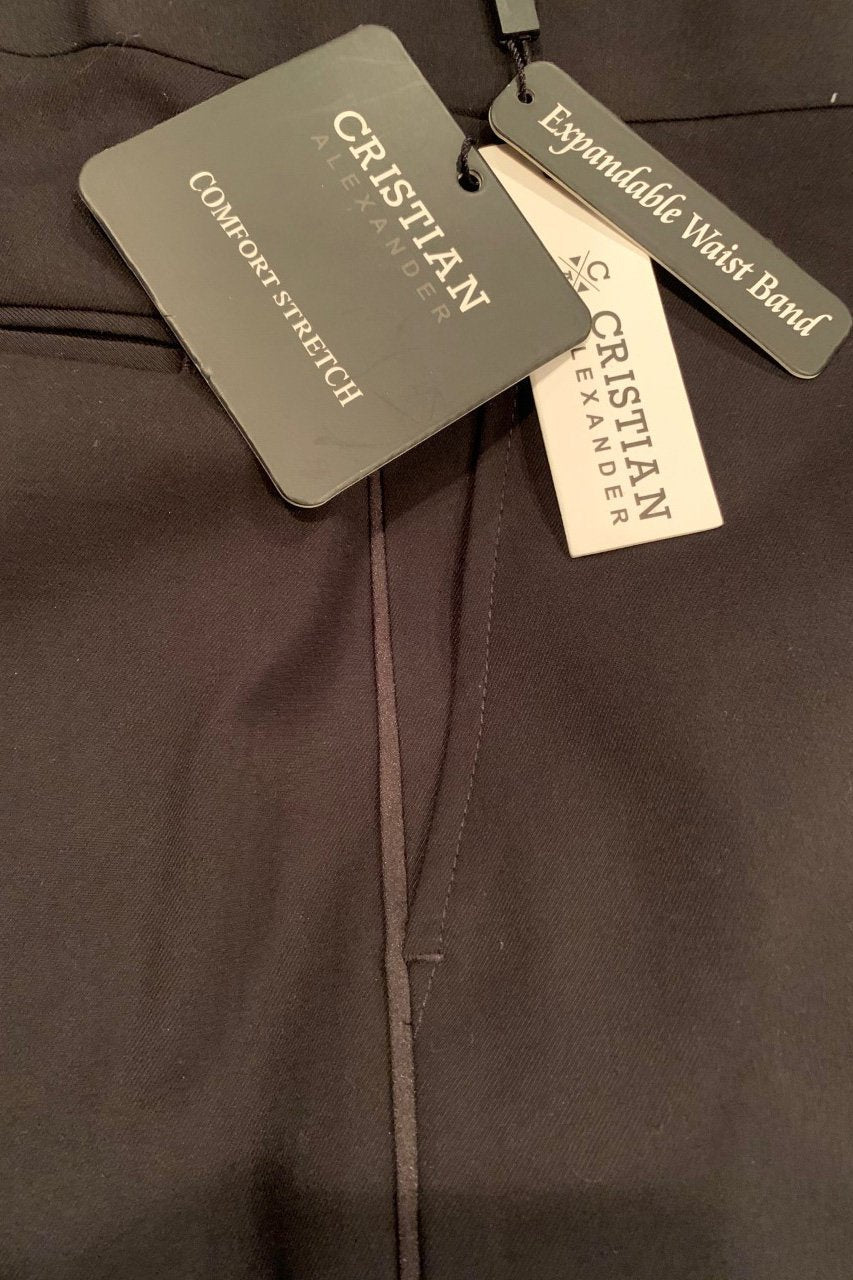 "Austin" Black Performance Stretch Tuxedo Pants - The Savvy ShopperThe Savvy ShopperTux - USAMens Pants"Austin" Black Performance Stretch Tuxedo Pants