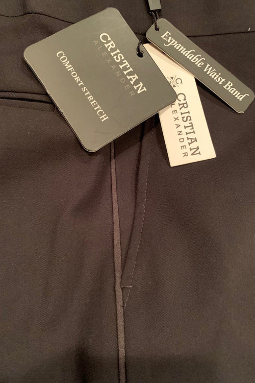 "Austin" Black Performance Stretch Tuxedo Pants - The Savvy ShopperThe Savvy ShopperTux - USAMens Pants"Austin" Black Performance Stretch Tuxedo Pants