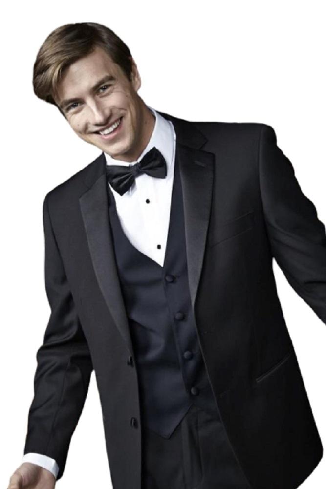 "Barcelona" Black Tuxedo Jacket Notch (Separates) - The Savvy ShopperThe Savvy ShopperTux - USATuxedos"Barcelona" Black Tuxedo Jacket Notch (Separates)