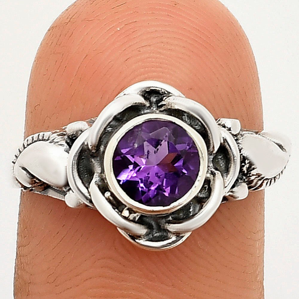 Boho Flower Design Natural Gemstone Ring Solid 925 Sterling Silver DGR1146 R - 1395 - The Savvy ShopperThe Savvy ShopperDESIRE GEM925 Sterling Silver RingBoho Flower Design Natural Gemstone Ring Solid 925 Sterling Silver DGR1146 R - 1395