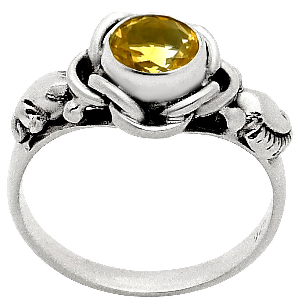 Boho Flower Design Natural Gemstone Ring Solid 925 Sterling Silver DGR1146 R - 1395 - The Savvy ShopperThe Savvy ShopperDESIRE GEM925 Sterling Silver RingBoho Flower Design Natural Gemstone Ring Solid 925 Sterling Silver DGR1146 R - 1395