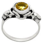 Boho Flower Design Natural Gemstone Ring Solid 925 Sterling Silver DGR1146 R - 1395 - The Savvy ShopperThe Savvy ShopperDESIRE GEM925 Sterling Silver RingBoho Flower Design Natural Gemstone Ring Solid 925 Sterling Silver DGR1146 R - 1395