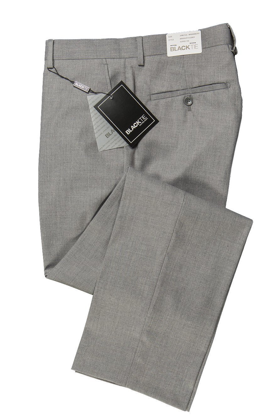 "Bradley" Heather Grey Luxury Wool Blend Suit Pants - The Savvy ShopperThe Savvy ShopperTux - USAMens Pants"Bradley" Heather Grey Luxury Wool Blend Suit Pants