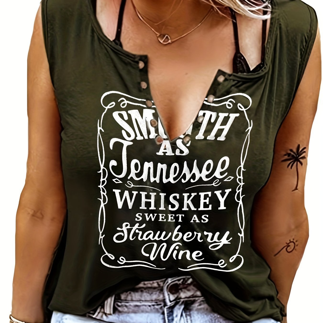 [Country Music Tank Top] Soft Pink Women's Tank Top | Smooth As Tennessee Whiskey Sweet As Strawberry Wine Sleeveless V - Neck Casual Shirt with Bold Letter Print, Thick Strap Country Music Style, Machine Washable All - Season We - The Savvy ShopperThe Savvy ShopperThe Savvy Shopper[Country Music Tank Top] Soft Pink Women's Tank Top | Smooth As Tennessee Whiskey Sweet As Strawberry Wine Sleeveless V - Neck Casual Shirt with Bold Letter Print, Thick Strap Country Music Style, Machine Washable All