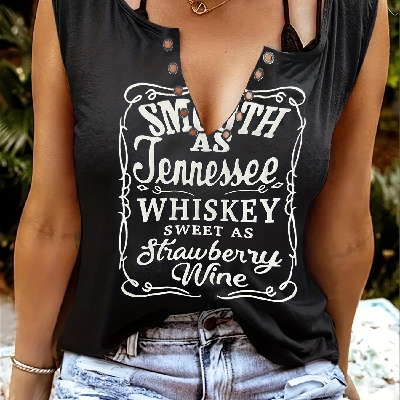 [Country Music Tank Top] Soft Pink Women's Tank Top | Smooth As Tennessee Whiskey Sweet As Strawberry Wine Sleeveless V - Neck Casual Shirt with Bold Letter Print, Thick Strap Country Music Style, Machine Washable All - Season We - The Savvy ShopperThe Savvy ShopperThe Savvy Shopper[Country Music Tank Top] Soft Pink Women's Tank Top | Smooth As Tennessee Whiskey Sweet As Strawberry Wine Sleeveless V - Neck Casual Shirt with Bold Letter Print, Thick Strap Country Music Style, Machine Washable All