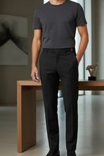 "Ethan" Black Super 150's Luxury Viscose Blend Suit Pants - The Savvy ShopperThe Savvy ShopperTux - USAMens Pants"Ethan" Black Super 150's Luxury Viscose Blend Suit Pants