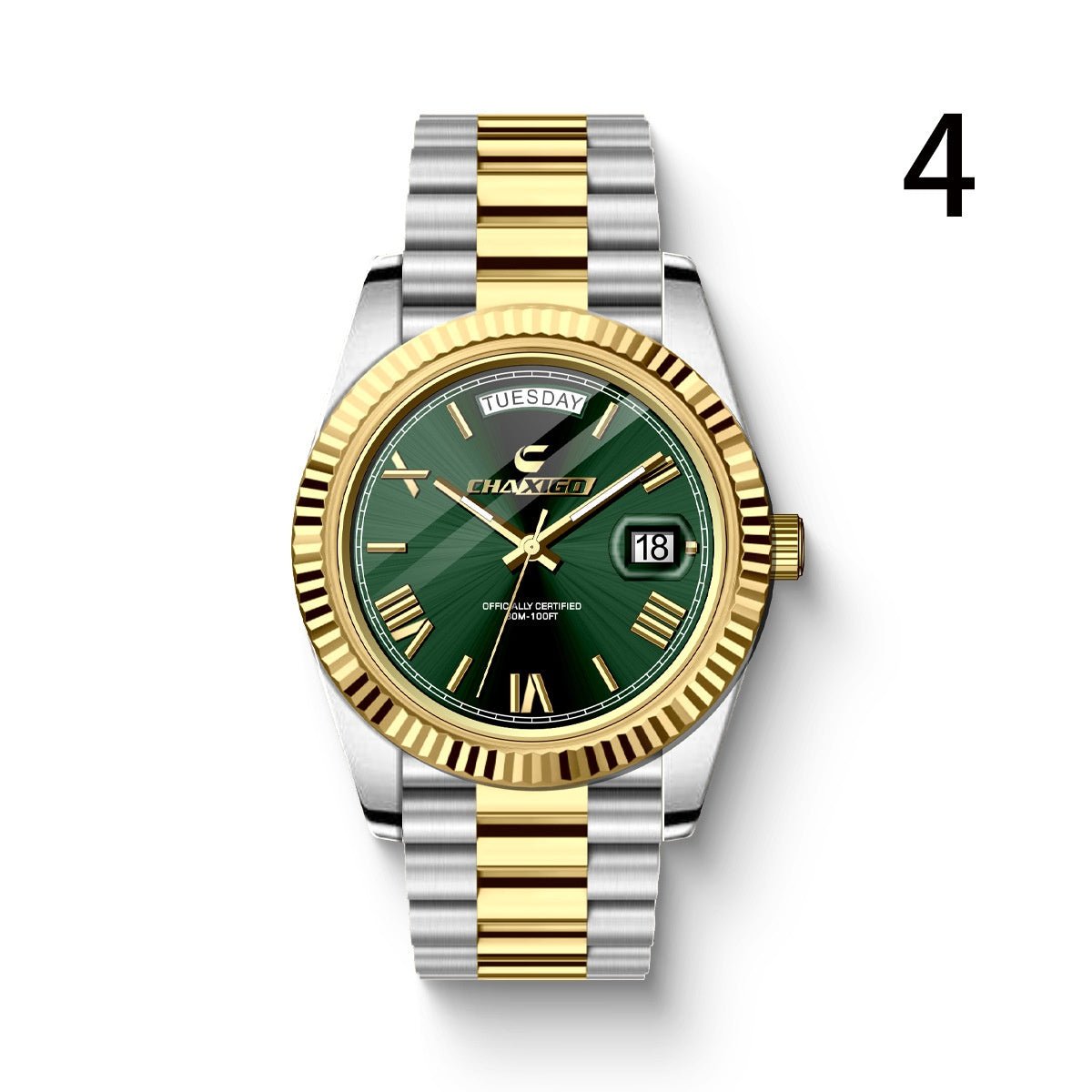 Fashion Men's Watch Steel Band Large Dial Quartz Wrist Watch - The Savvy ShopperThe Savvy ShopperDropshipmanFashion Men's Watch Steel Band Large Dial Quartz Wrist Watch