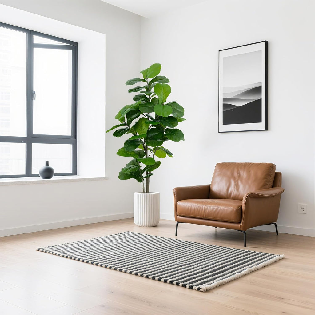Faux Artificial Fiddle Leaf Fig Tree 6' - The Savvy ShopperThe Savvy ShopperAMHome & Garden > Decor > Artificial FloraFaux Artificial Fiddle Leaf Fig Tree 6'