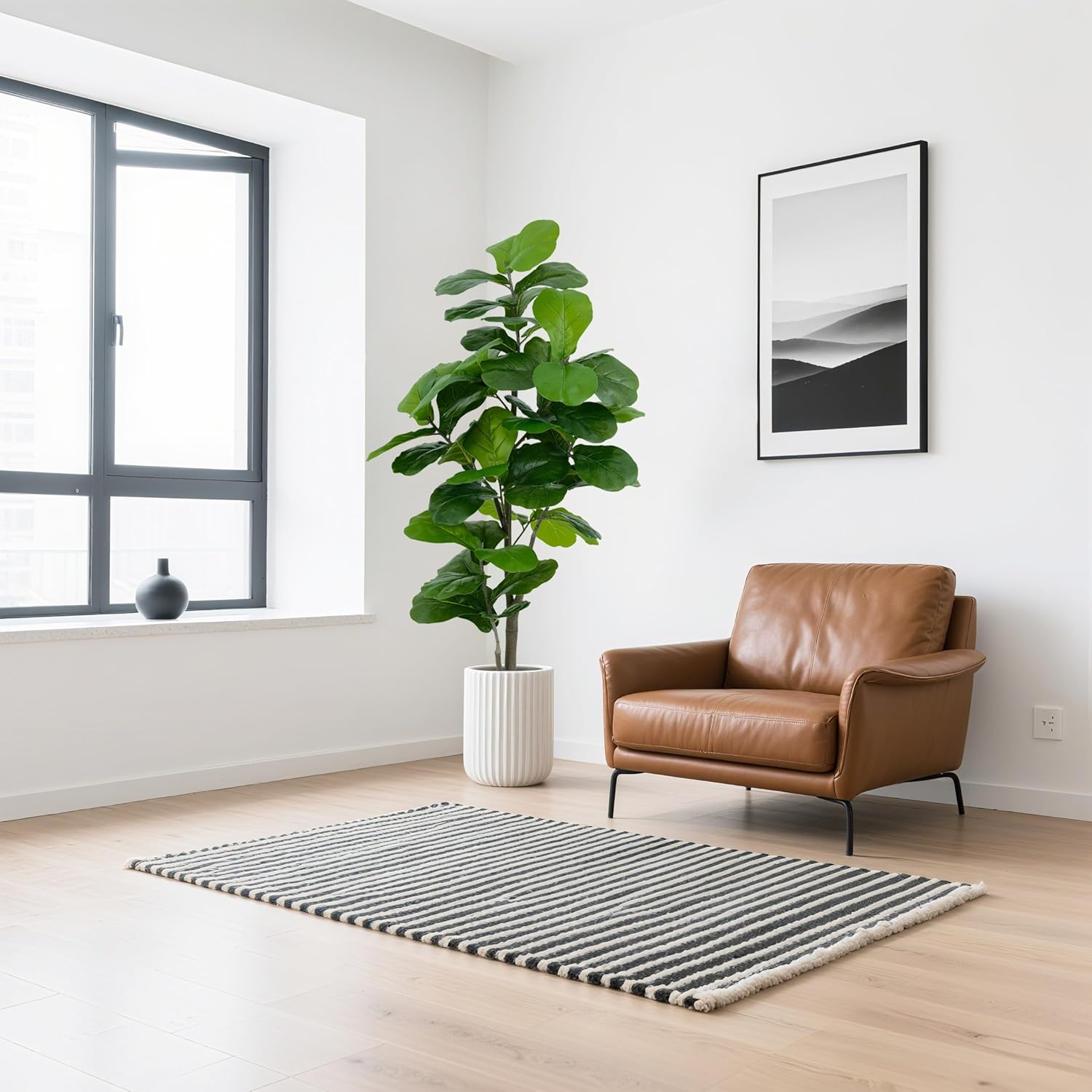 Faux Artificial Fiddle Leaf Fig Tree 6' - The Savvy ShopperThe Savvy ShopperAMHome & Garden > Decor > Artificial FloraFaux Artificial Fiddle Leaf Fig Tree 6'