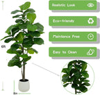 Faux Artificial Fiddle Leaf Fig Tree 6' - The Savvy ShopperThe Savvy ShopperAMHome & Garden > Decor > Artificial FloraFaux Artificial Fiddle Leaf Fig Tree 6'