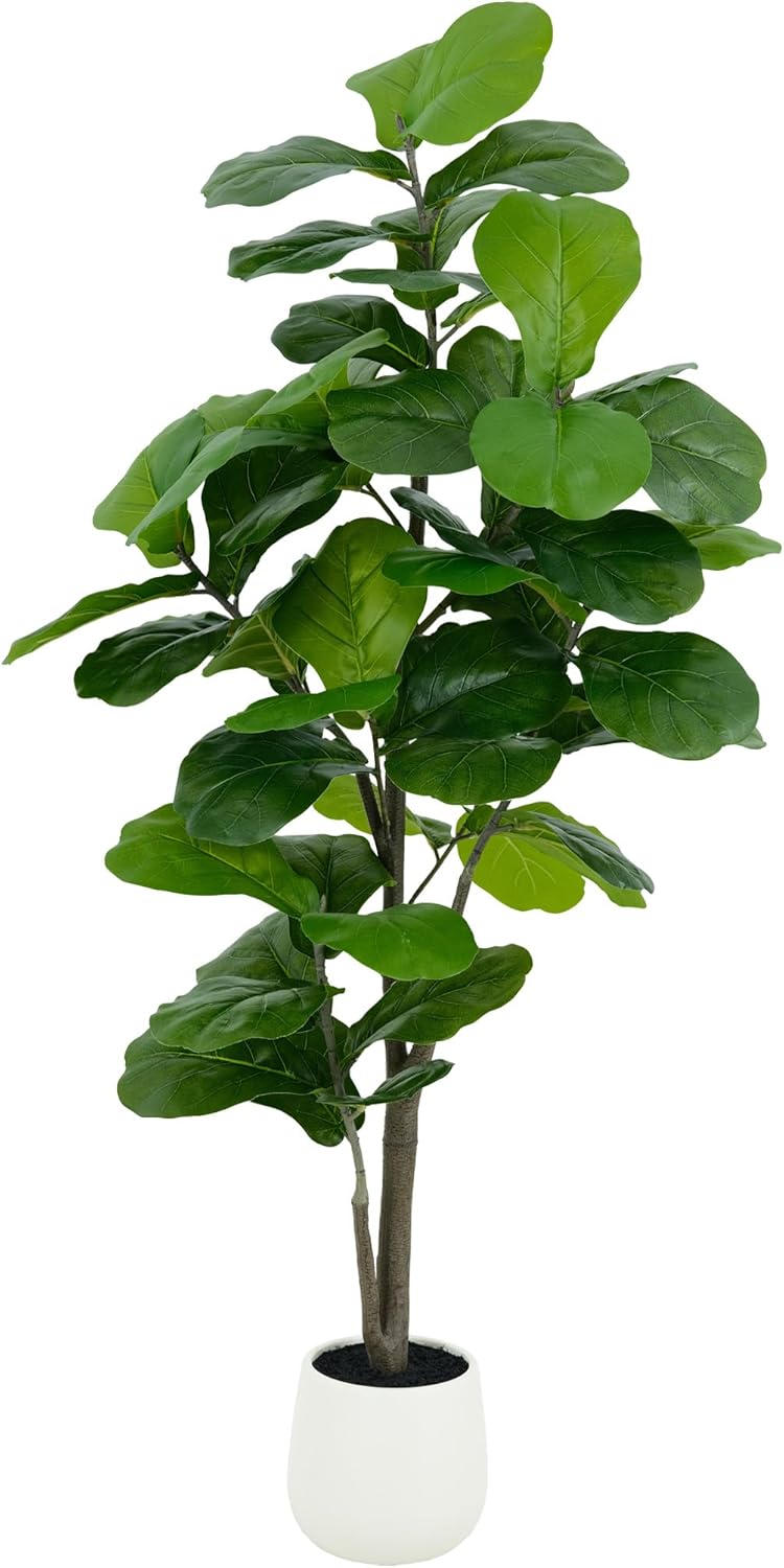 Faux Artificial Fiddle Leaf Fig Tree 6' - The Savvy ShopperThe Savvy ShopperAMHome & Garden > Decor > Artificial FloraFaux Artificial Fiddle Leaf Fig Tree 6'