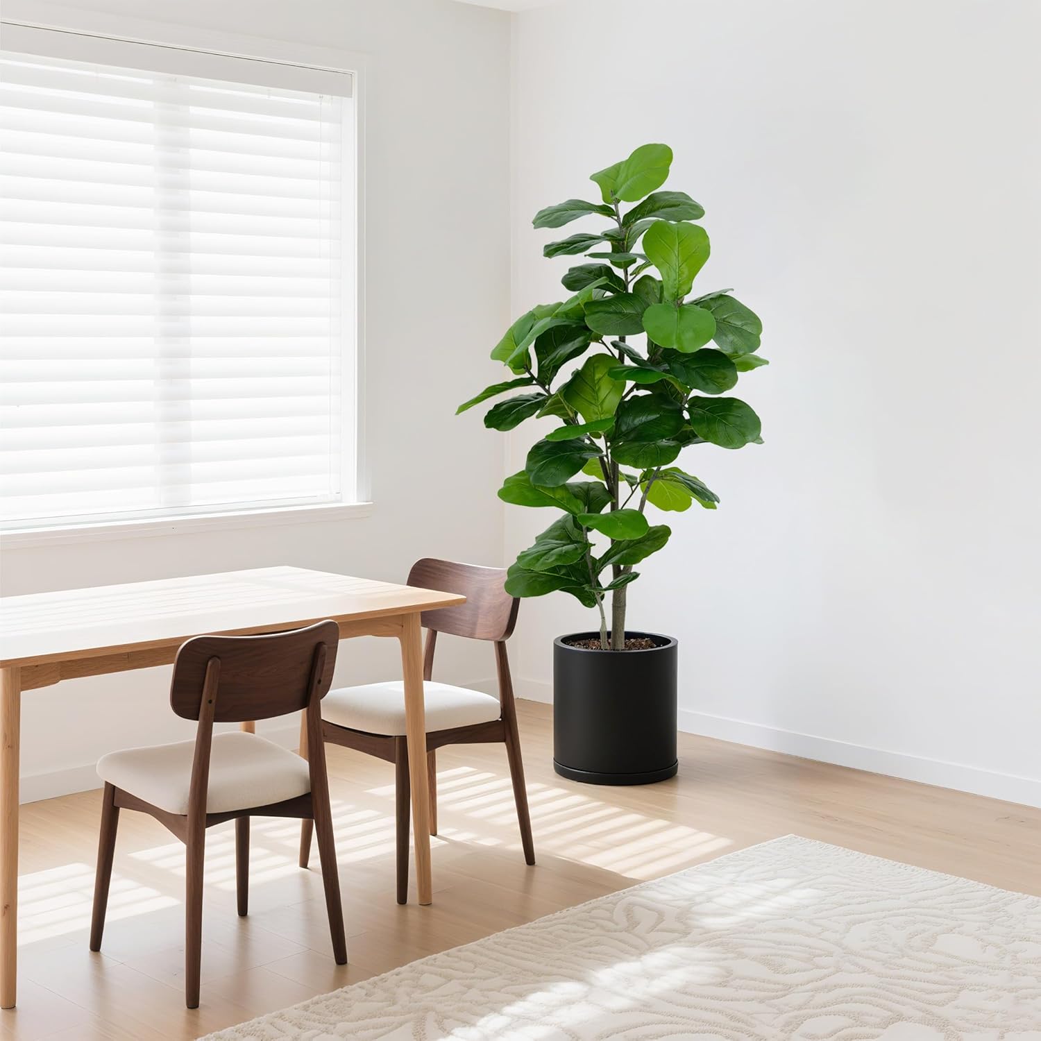 Faux Artificial Fiddle Leaf Fig Tree 6' - The Savvy ShopperThe Savvy ShopperAMHome & Garden > Decor > Artificial FloraFaux Artificial Fiddle Leaf Fig Tree 6'