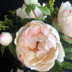 Faux Peony Centerpiece Arrangement in Vase - 13" - The Savvy ShopperThe Savvy ShopperVivian Rose ShopHome & Garden > Decor > Artificial FloraFaux Peony Centerpiece Arrangement in Vase - 13"