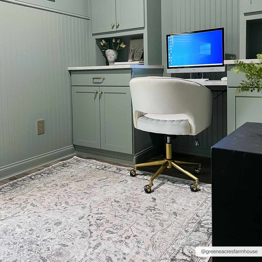 Haile Green & Pink Washable Area Rug - The Savvy ShopperThe Savvy ShopperHauteloomRugsHaile Green & Pink Washable Area Rug