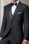 "Hartford" Black Tuxedo Jacket Notch (Separates) - The Savvy ShopperThe Savvy ShopperTux - USATuxedos"Hartford" Black Tuxedo Jacket Notch (Separates)