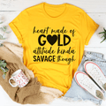 Heart Made Of Gold Tee - The Savvy ShopperThe Savvy ShopperMerchMallowT - SHIRTHeart Made Of Gold Tee