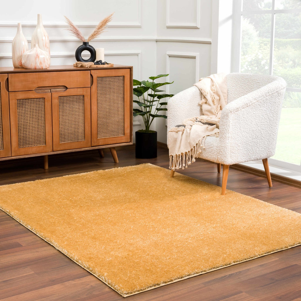Heavenly Solid Mustard Plush Rug - Clearance - The Savvy ShopperThe Savvy ShopperHauteloomRugsHeavenly Solid Mustard Plush Rug - Clearance