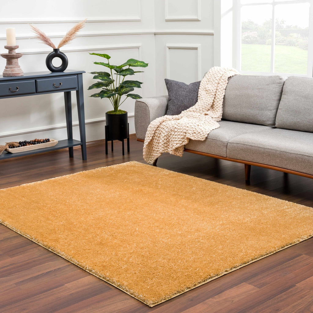 Heavenly Solid Mustard Plush Rug - Clearance - The Savvy ShopperThe Savvy ShopperHauteloomRugsHeavenly Solid Mustard Plush Rug - Clearance