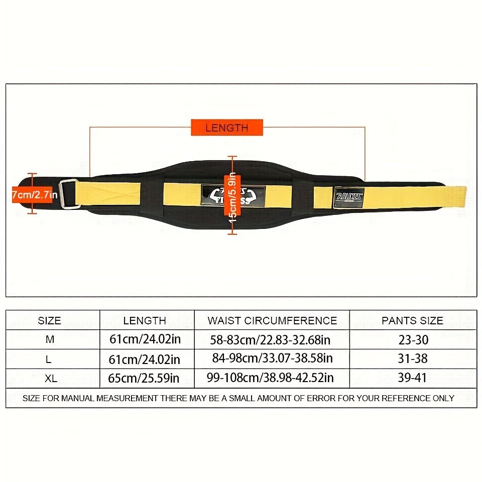 [Heavy Duty Weightlifting Belt] Aolikes Heavy Duty Adjustable Weightlifting Belt for Men & Women - Pull - On Closure, Breathable Mesh, Ergonomic Design for Squats, Deadlifts, Gym Training - Black/Red/Yellow, Core Support, Sleek - The Savvy ShopperThe Savvy ShopperThe Savvy Shopper[Heavy Duty Weightlifting Belt] Aolikes Heavy Duty Adjustable Weightlifting Belt for Men & Women - Pull - On Closure, Breathable Mesh, Ergonomic Design for Squats, Deadlifts, Gym Training - Black/Red/Yellow, Core Suppor