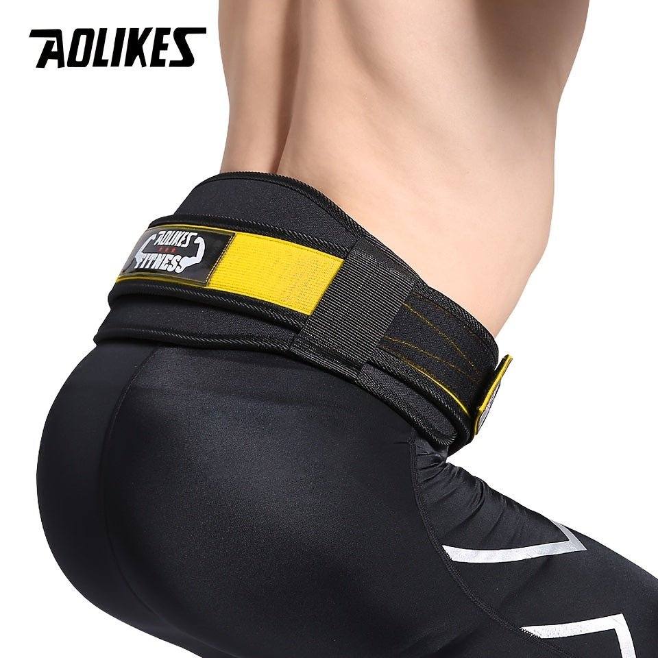 [Heavy Duty Weightlifting Belt] Aolikes Heavy Duty Adjustable Weightlifting Belt for Men & Women - Pull - On Closure, Breathable Mesh, Ergonomic Design for Squats, Deadlifts, Gym Training - Black/Red/Yellow, Core Support, Sleek - The Savvy ShopperThe Savvy ShopperThe Savvy Shopper[Heavy Duty Weightlifting Belt] Aolikes Heavy Duty Adjustable Weightlifting Belt for Men & Women - Pull - On Closure, Breathable Mesh, Ergonomic Design for Squats, Deadlifts, Gym Training - Black/Red/Yellow, Core Suppor