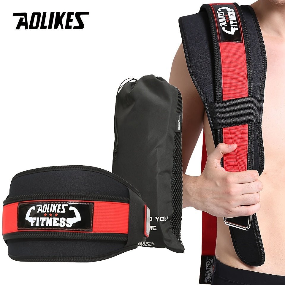 [Heavy Duty Weightlifting Belt] Aolikes Heavy Duty Adjustable Weightlifting Belt for Men & Women - Pull - On Closure, Breathable Mesh, Ergonomic Design for Squats, Deadlifts, Gym Training - Black/Red/Yellow, Core Support, Sleek - The Savvy ShopperThe Savvy ShopperThe Savvy Shopper[Heavy Duty Weightlifting Belt] Aolikes Heavy Duty Adjustable Weightlifting Belt for Men & Women - Pull - On Closure, Breathable Mesh, Ergonomic Design for Squats, Deadlifts, Gym Training - Black/Red/Yellow, Core Suppor
