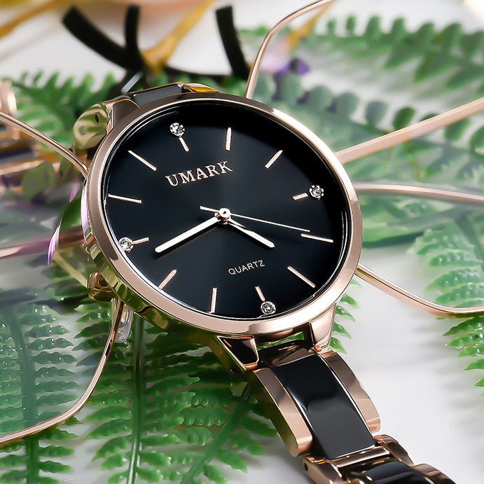 Ladies Ceramic Diamonds Waterproof Quartz Watch - The Savvy ShopperThe Savvy ShopperDropshipmanLadies Ceramic Diamonds Waterproof Quartz Watch