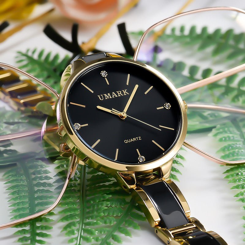 Ladies Ceramic Diamonds Waterproof Quartz Watch - The Savvy ShopperThe Savvy ShopperDropshipmanLadies Ceramic Diamonds Waterproof Quartz Watch