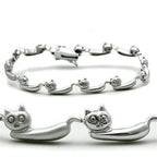 LO2023 - Matte Rhodium & Rhodium Brass Bracelet with No Stone - The Savvy ShopperThe Savvy ShopperAlamodeBraceletLO2023 - Matte Rhodium & Rhodium Brass Bracelet with No Stone