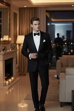 "London" Black Tuxedo Jacket - The Savvy ShopperThe Savvy ShopperTux - USATuxedos"London" Black Tuxedo Jacket