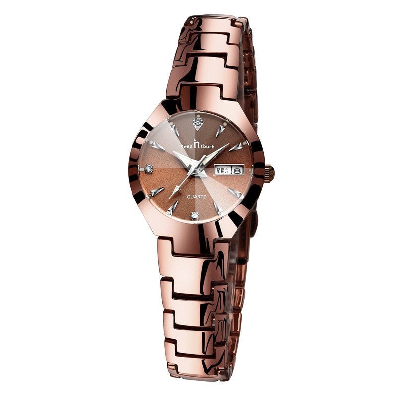 Luminous watch couple watch calendar quartz watch - The Savvy ShopperThe Savvy ShopperDropshipmanLuminous watch couple watch calendar quartz watch
