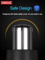 Painless Rechargeable Nose Hair Trimmer - Washable Cutter Head For Men And Women - Holiday Gift Father's Day Gift - The Savvy ShopperThe Savvy ShopperThe Savvy ShopperPainless Rechargeable Nose Hair Trimmer - Washable Cutter Head For Men And Women - Holiday Gift Father's Day Gift