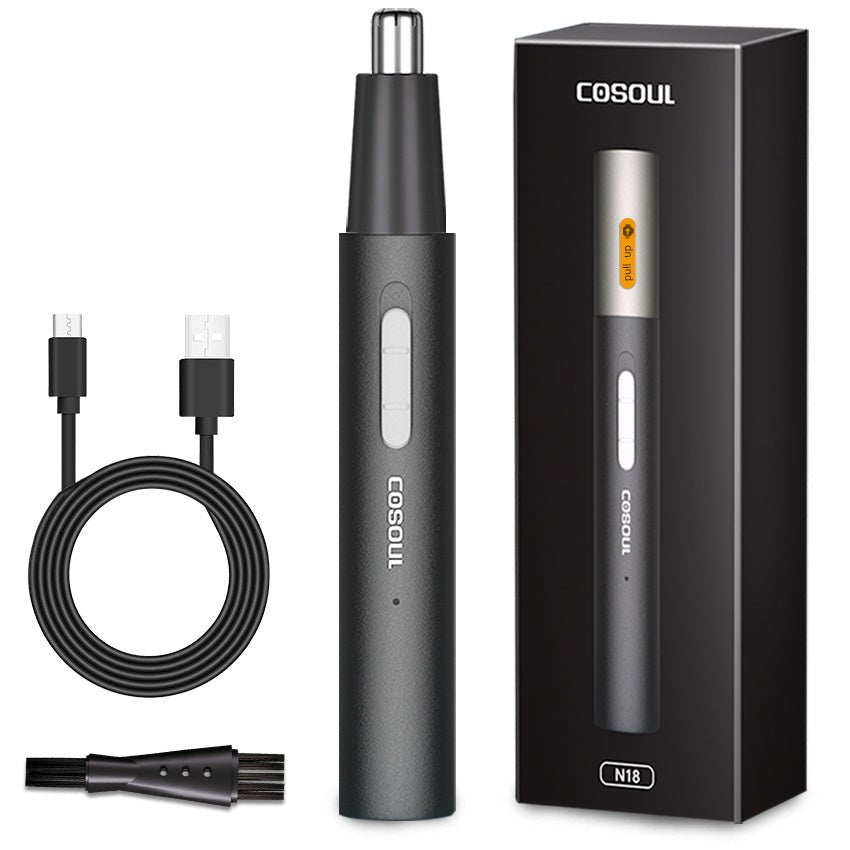 Painless Rechargeable Nose Hair Trimmer - Washable Cutter Head For Men And Women - Holiday Gift Father's Day Gift - The Savvy ShopperThe Savvy ShopperThe Savvy ShopperPainless Rechargeable Nose Hair Trimmer - Washable Cutter Head For Men And Women - Holiday Gift Father's Day Gift