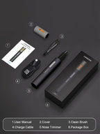 Painless Rechargeable Nose Hair Trimmer - Washable Cutter Head For Men And Women - Holiday Gift Father's Day Gift - The Savvy ShopperThe Savvy ShopperThe Savvy ShopperPainless Rechargeable Nose Hair Trimmer - Washable Cutter Head For Men And Women - Holiday Gift Father's Day Gift