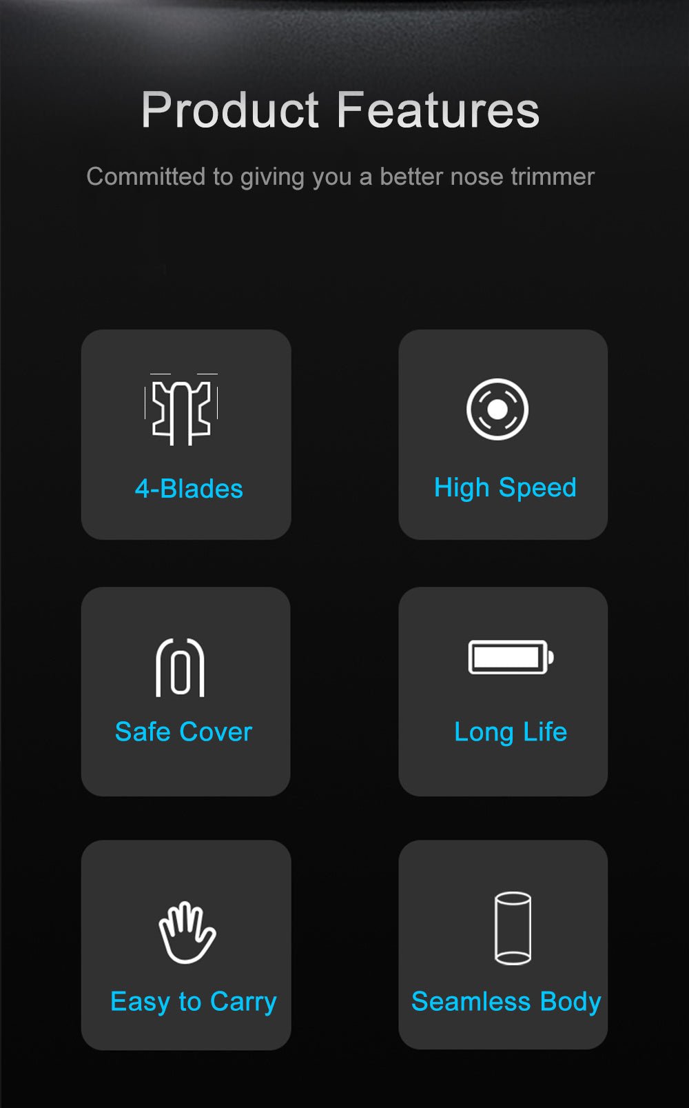 Painless Rechargeable Nose Hair Trimmer - Washable Cutter Head For Men And Women - Holiday Gift Father's Day Gift - The Savvy ShopperThe Savvy ShopperThe Savvy ShopperPainless Rechargeable Nose Hair Trimmer - Washable Cutter Head For Men And Women - Holiday Gift Father's Day Gift