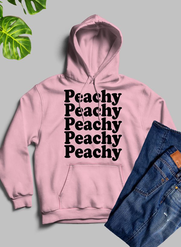 Peachy Hoodie - The Savvy ShopperThe Savvy ShopperMerchPull Over HoodiePeachy Hoodie