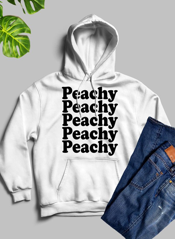 Peachy Hoodie - The Savvy ShopperThe Savvy ShopperMerchPull Over HoodiePeachy Hoodie